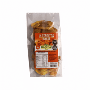 Antojitos de Platano Dulce – Naruna Foods – 50Grs