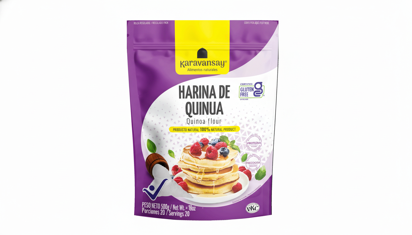 Harina de Quinua Doy Pack - Karavansay - 500Grs