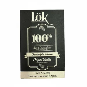 Chocolate sin Azucar al 100% – Lok – 60Grs