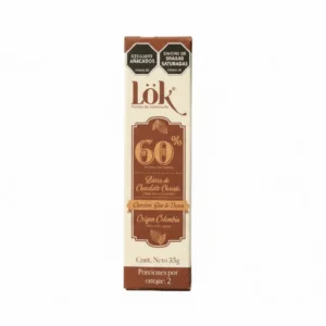 Chocolate 60% de Cacao – Lok – 35Grs