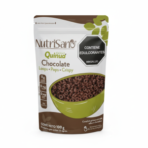 Cereal Quinua Loops de Chocolate – Nutrisano – 100Grs