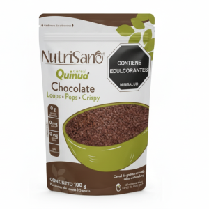Cereal Quinua Crispy de Chocolate – Nutrisano – 100Grs