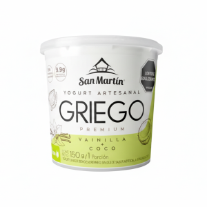 Yogurt Griego Vainilla – Coco – San Martin – 150Grs