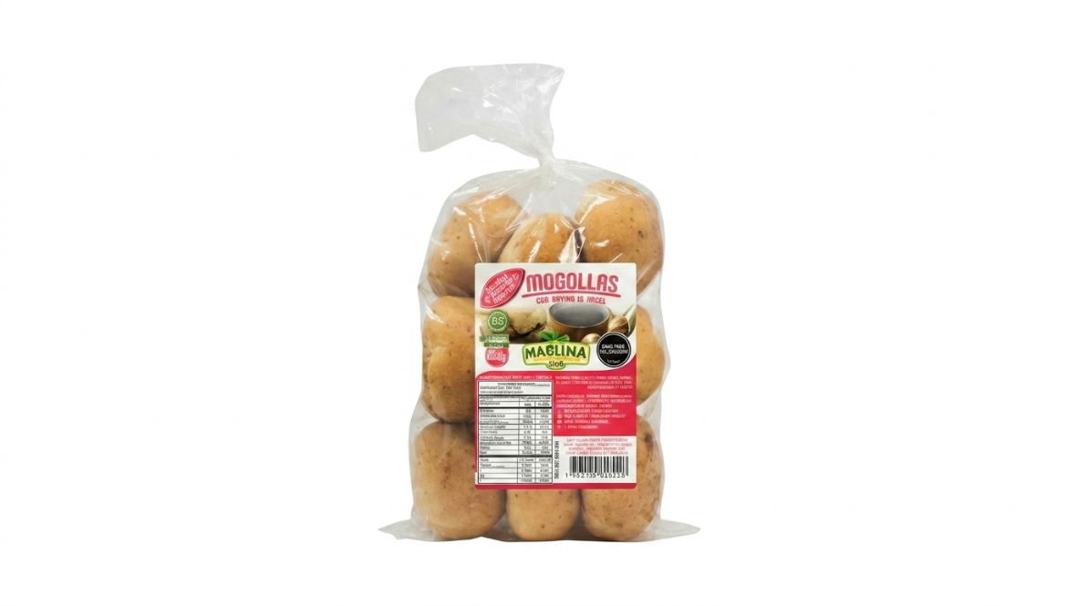 Mogolla de Arroz con Semilla de Amapola x 9 unid - Naruna Foods - 450Grs