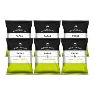 Papas Lima Limon X 6 Unidades – Monterojo – 25Grs