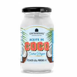 Aceite de Coco Extra Virgen – Karavansay – 420Grs