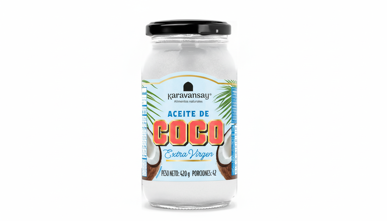 Aceite de Coco Extra Virgen - Karavansay - 420Grs