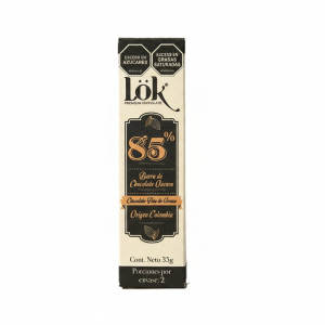 Chocolate 85% de Cacao – Lok – 35Grs