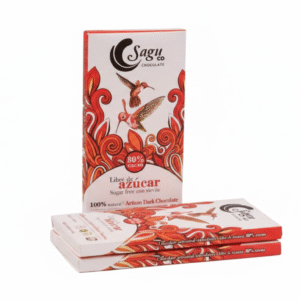 Chocolate 80% Cacao – Sagu – 80Grs