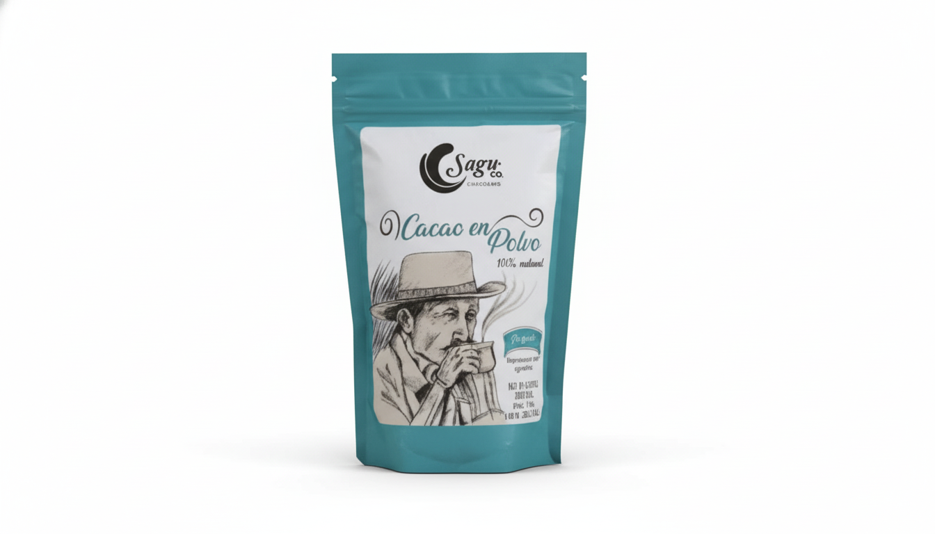 Cacao en Polvo 100% Natural - Sagu - 200Grs