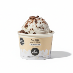 Helado de Vainilla con Chocolate – Olu – 90Grs