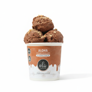 Helado de Chocolate con Avellanas – Olu – 375Grs