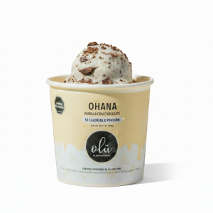 Helado de Vainilla con Chocolate – Olu – 375Grs