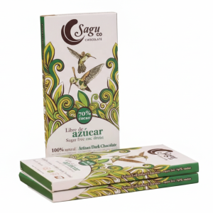 Chocolate 70% Cacao – Sagu – 80Grs