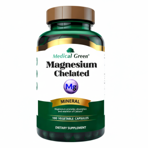 Magnesium Chelated Mg – Medical Green- 100 Capsulas