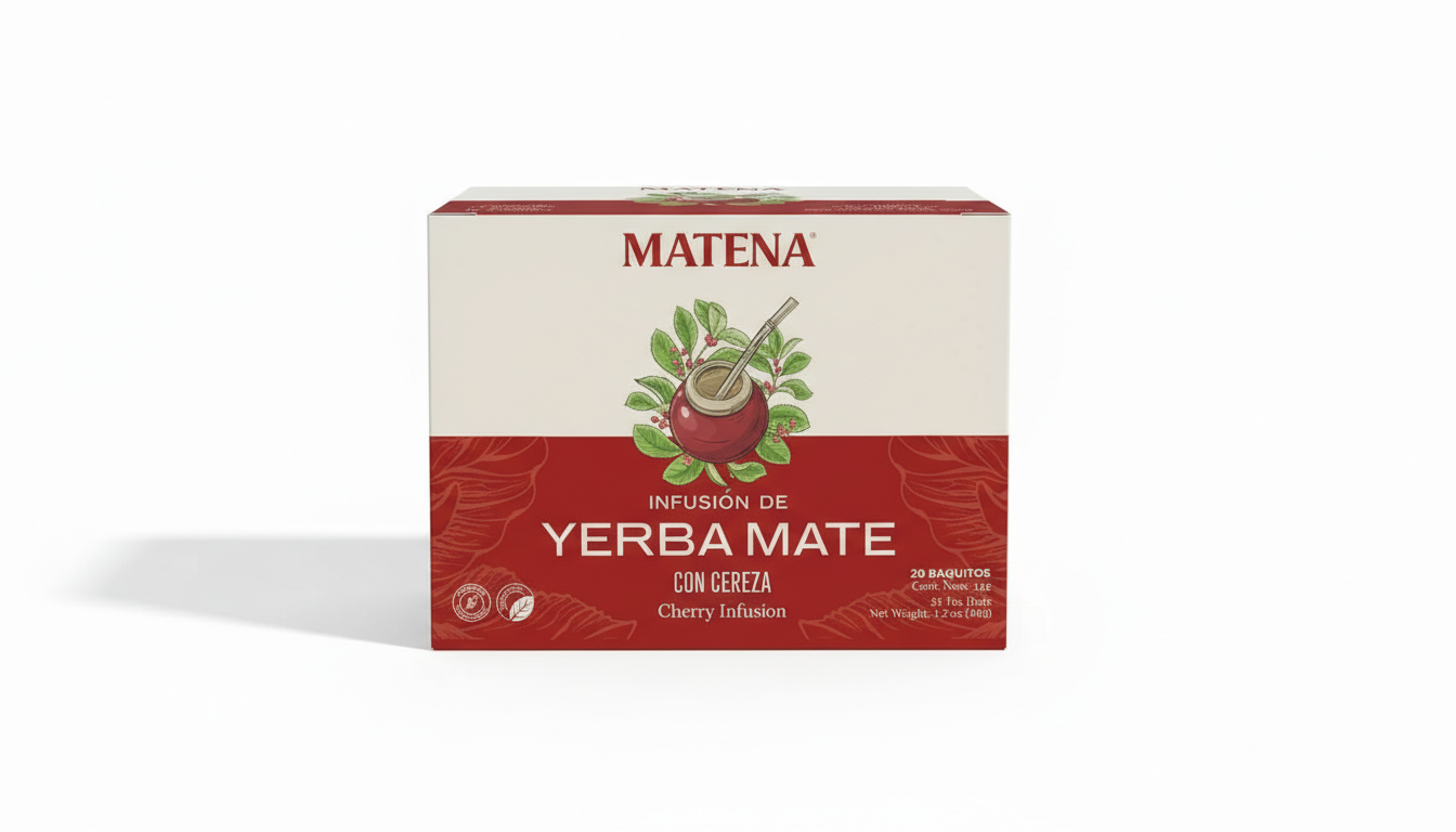 Infusion Yerbamate Cereza- Matena - 20 Sobres