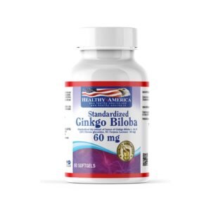 Ginkgo Biloba 60 Capsulas – Healthy America – 60Mg