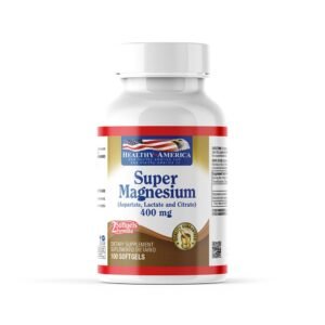 Super Magnesio 100 Capsulas – Healthy America – 400Mg