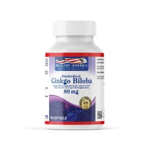 Ginkgo Biloba 90 Capsulas – Healthy America – 80Mg