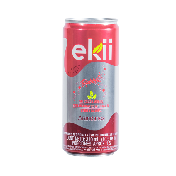 Bebida Bubbles Arandanos - Ekii - 310ML