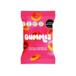 Gummis Sabor Piña Naranja – Natif – 30Grs