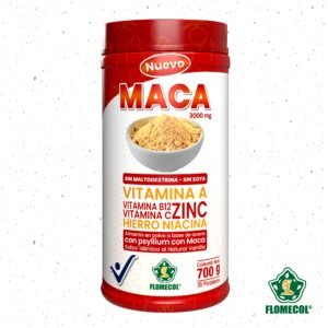 Maca en Polvo 3000Mg – Flomecol – 700Grs