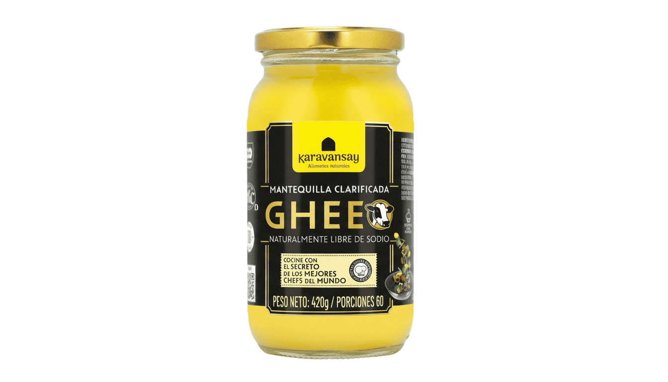 Mantequilla Clarificada Ghee - Karavansay - 420Grs