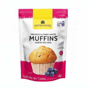 Premezcla para Muffins Natural sin Gluten – Karavansay – 500Grs