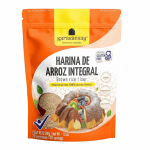 Harina de Arroz Integral Doy Pack – Karavansay – 500Grs