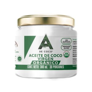 Aceite de Coco Virgen Organico – A de Coco – 300ML