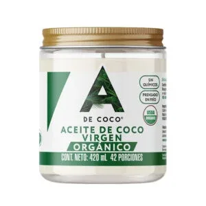 Aceite de Coco Virgen Organico – A de Coco – 420ML