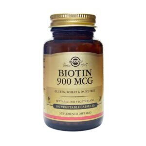 Biotin 900 Mcg – Solgar – 100 Capsulas