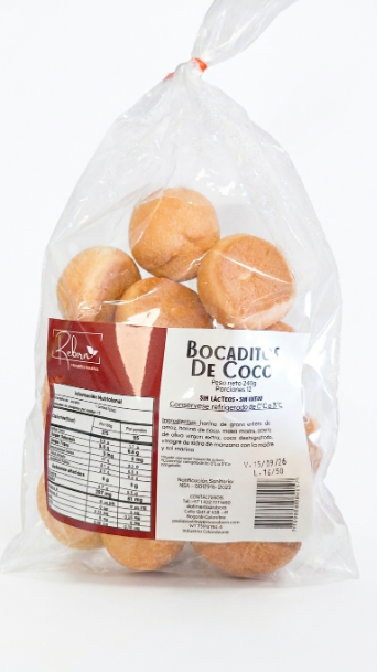 Bocaditos de Coco x 12 Unidades - Reborn - 240Grs