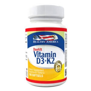 Duovit Vitamin D3+K2 – Healthy America -100 Capsulas