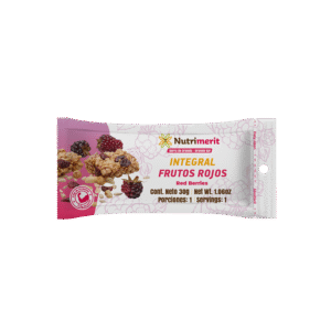 Barra Granola Integral Frutos Rojos – Nutrimerit – 30Grs