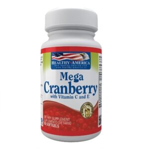 Mega Cranberry – Healthy America – 60 Capsulas
