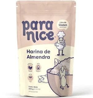 Harina De Almendra Sin Gluten - Para Nice - 250Grs