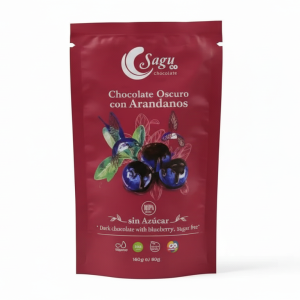 Grageas Arandanos Chocolate 60% – Sagu – 60Grs