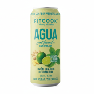 Agua Sabor Yerbabuena Jengibre – Fit Cook – 310ML