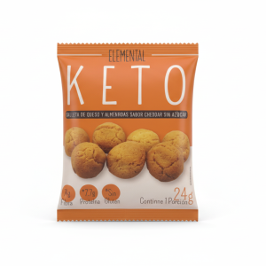 Galleta de Queso y Almendra Chedar – Elemental – 24Grs
