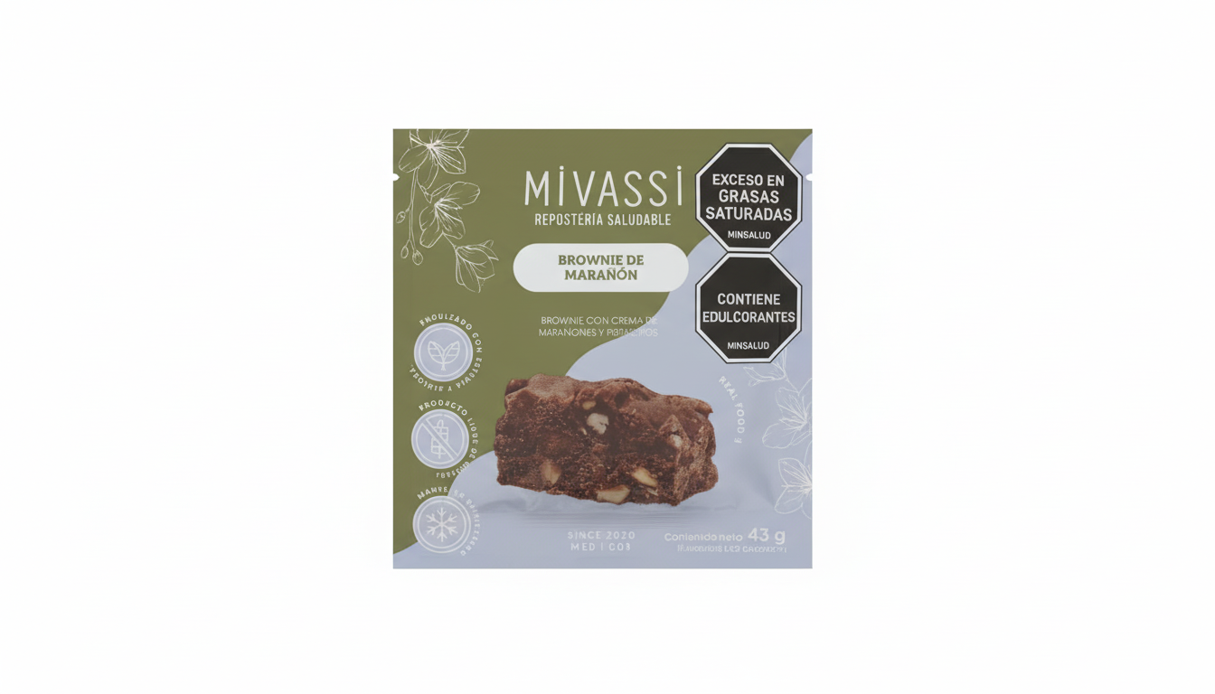 Brownie Keto de Marañon - Mivassi - 43Grs
