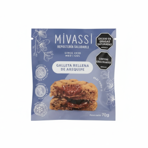 Galleta Rellena de Arequipe – Mivassi – 70Grs