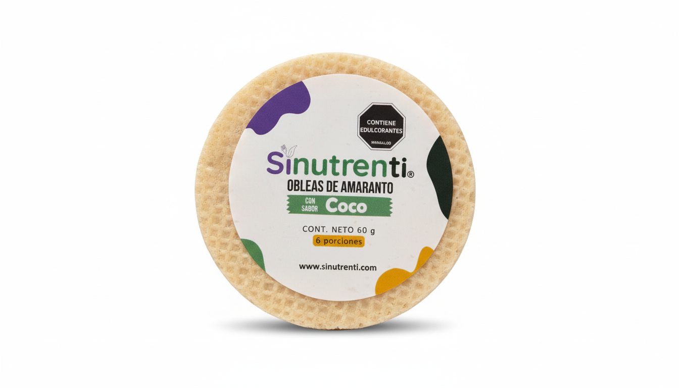 Oblea Sabor Coco - Sinutrenti - 60Grs