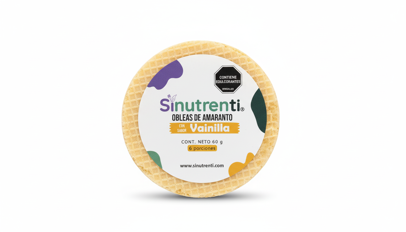 Oblea Sabor Vainilla - Sinutrenti - 60Grs