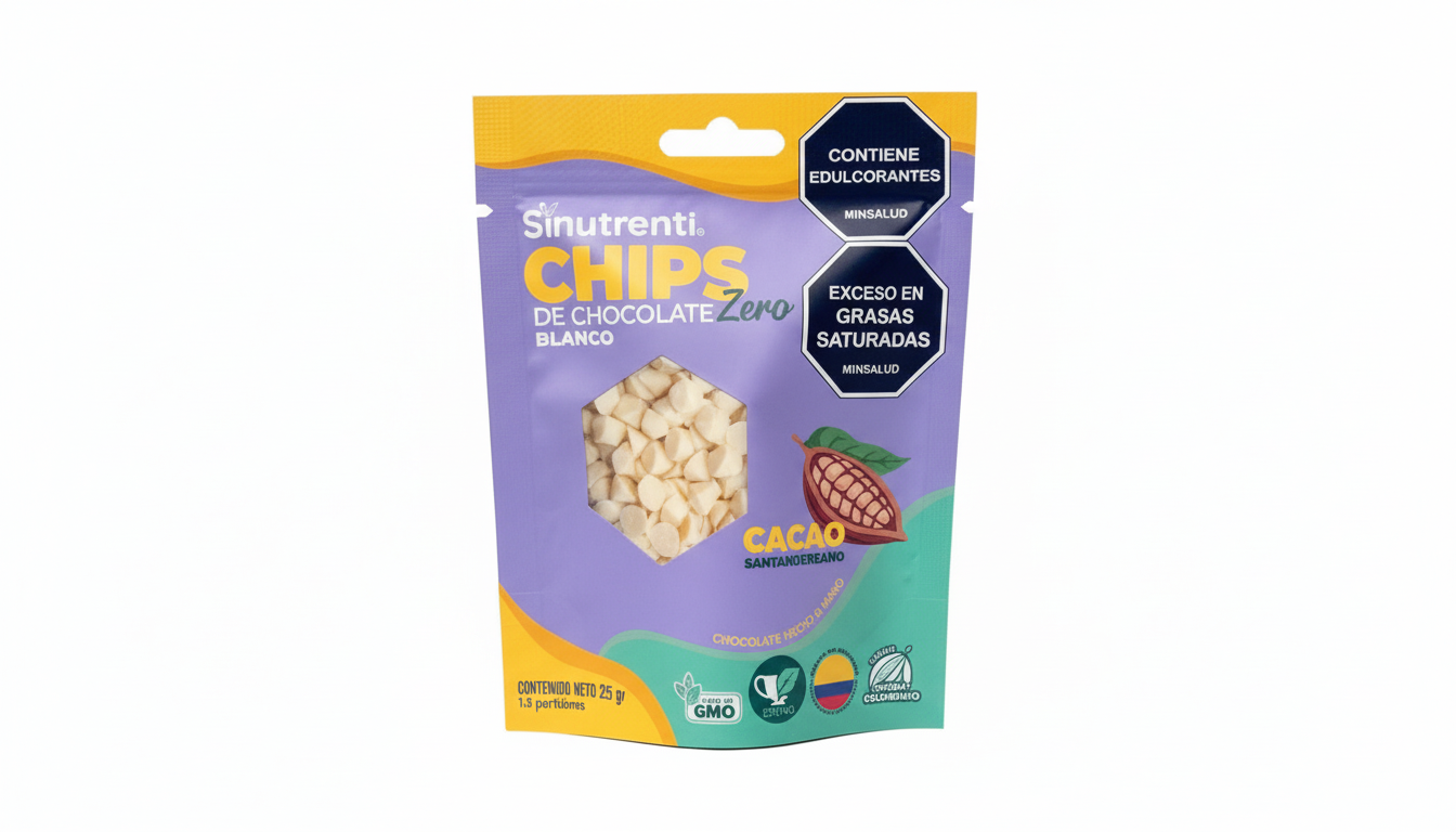 Chips de Chocolate Blanco - Sinutrenti - 25Grs