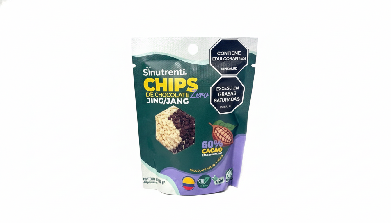 Chips de Chocolate Jing Jang - Sinutrenti - 25Grs