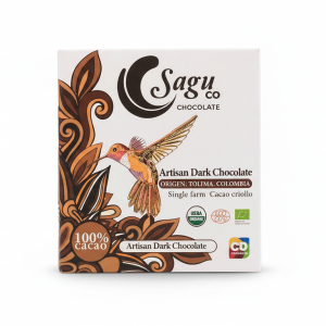 Chocolate 100 % Cacao – Sagu – 40Grs