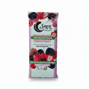 Chocolate Frutos Rojos sin Azucar – Sagu – 50Grs