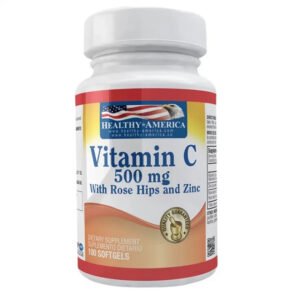 Vitamina C 60 Capsulas – Healthy America – 500Mg